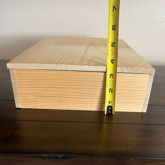 Olive & Cocoa Wood Box Home Décor - Picture 6 of 7